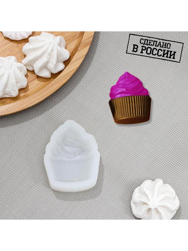 Силиконовая форма «Пирожное», 7×5,2 см, толщина 18 мм, прозрачный