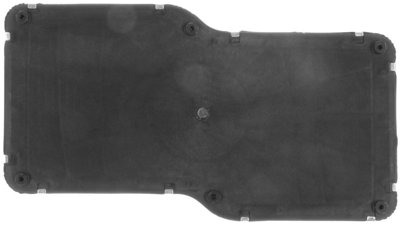 Накладка-подпятник для автоковрика, металлическая с креплением