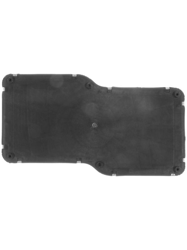 Накладка-подпятник для автоковрика, металлическая с креплением