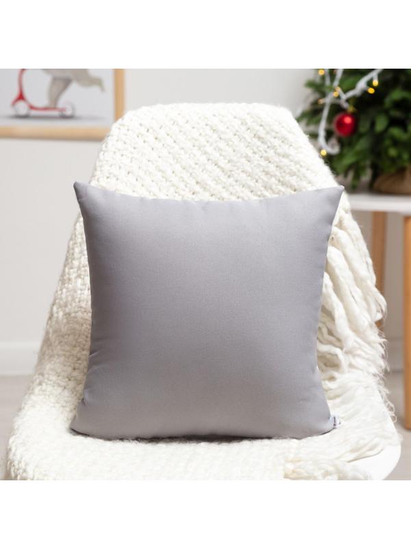 Подушка декоративная, размер 35х35 см, холлофайбер, габардин, 100% полиэстер