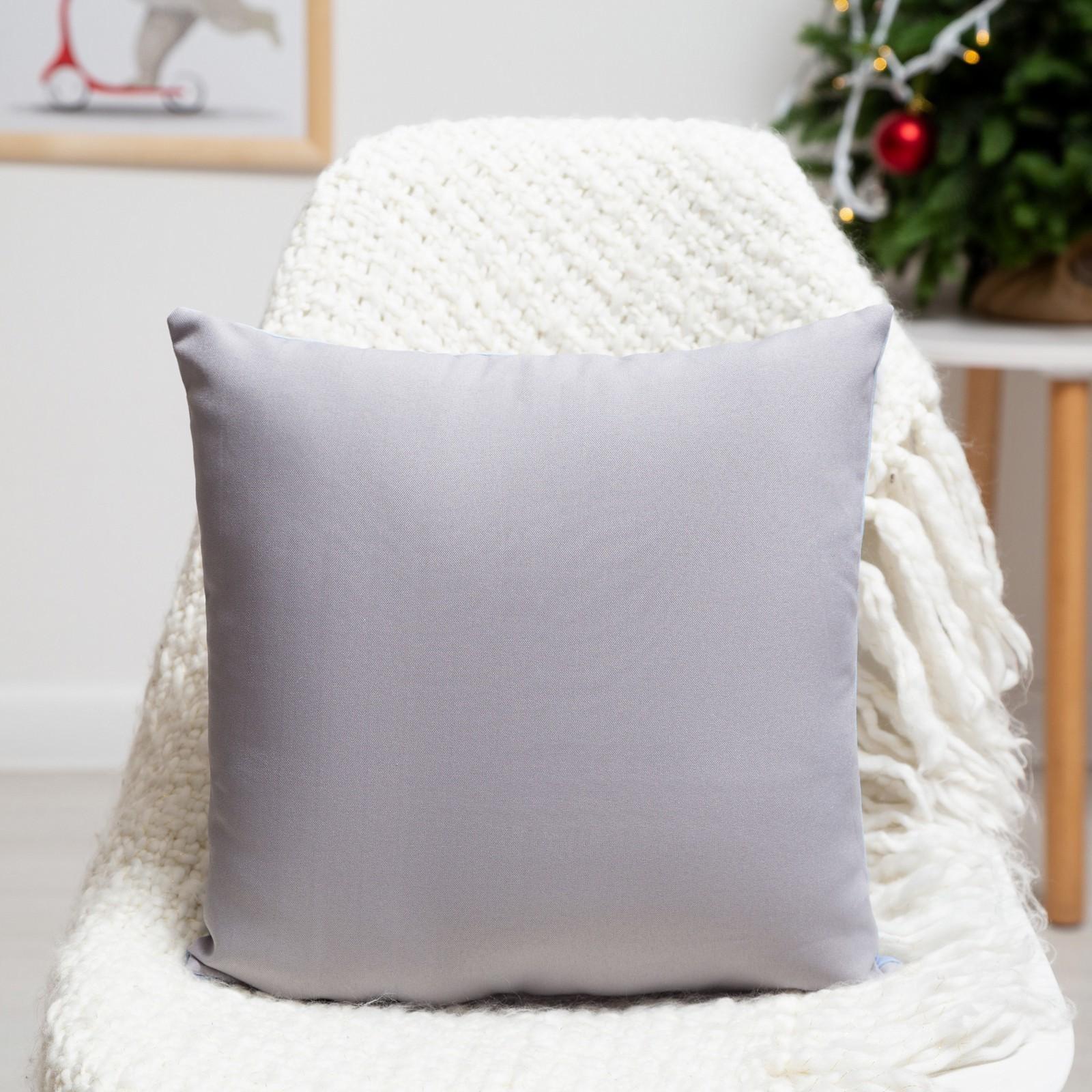 Подушка декоративная ГТ52 35х35 см, холлофайбер, габардин, пэ 100%