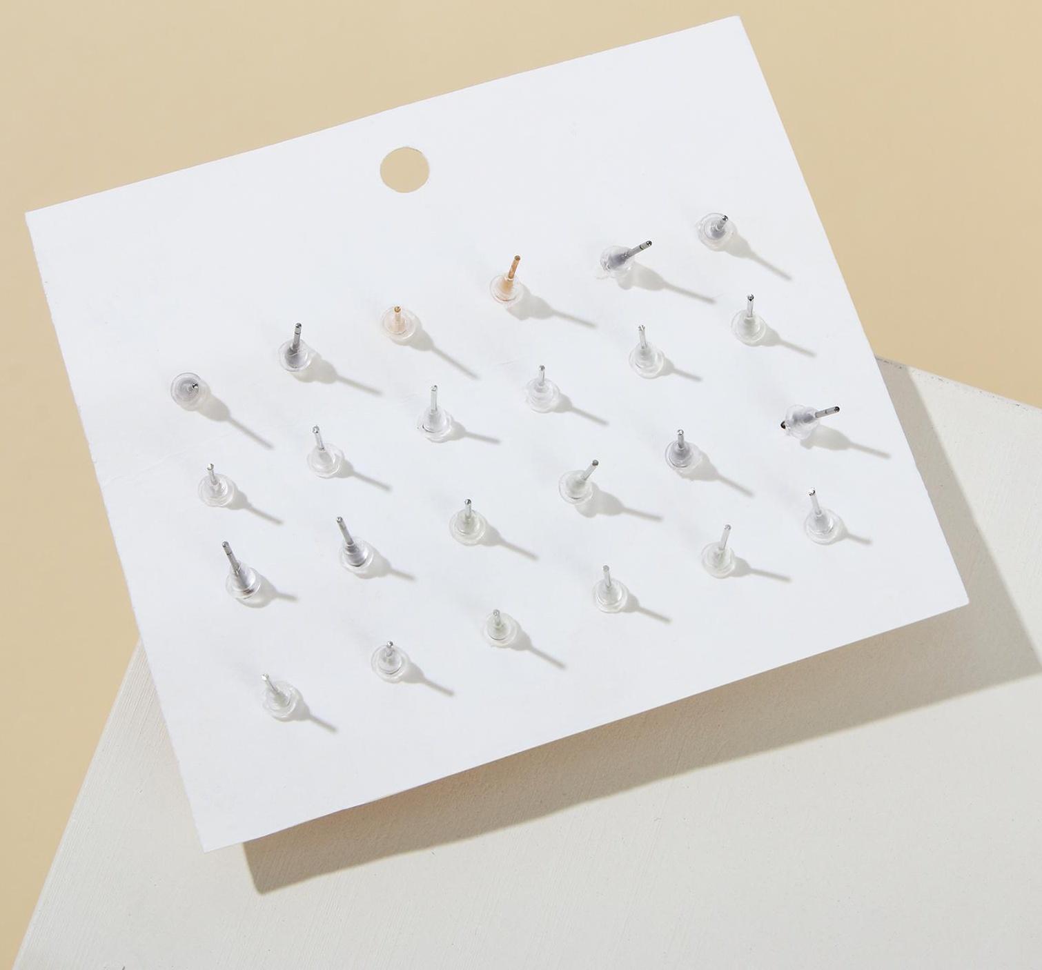 Набор серьги 12 пар 