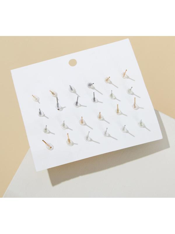 Набор серьги 12 пар 