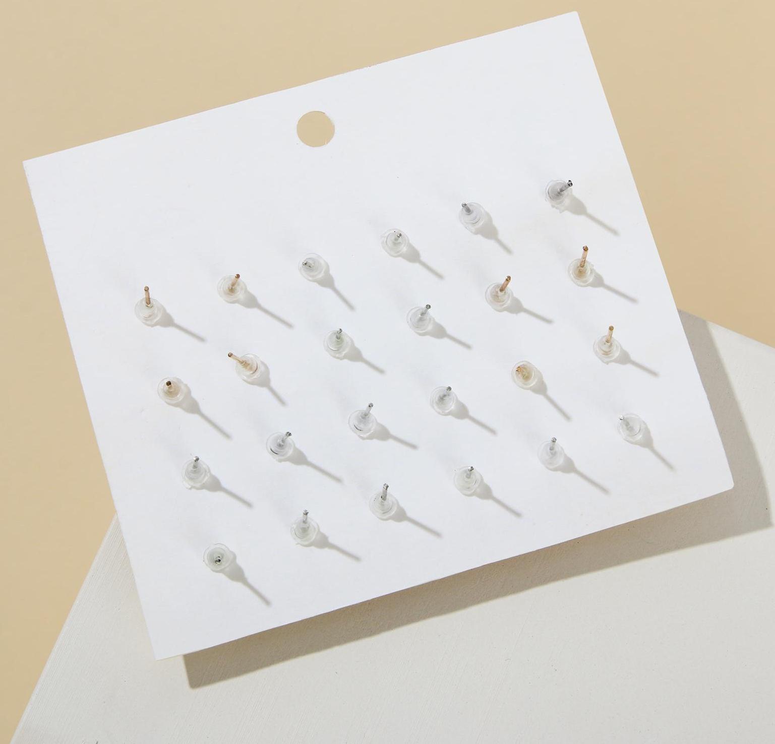 Набор серьги 12 пар 