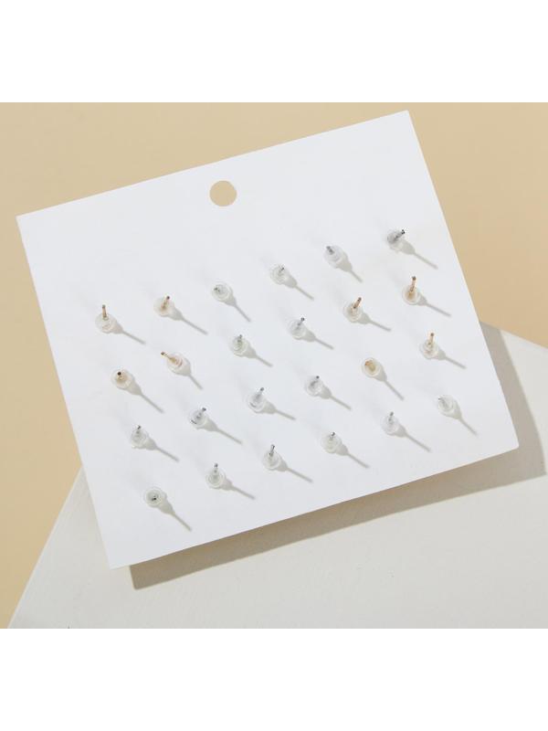Набор серьги 12 пар 