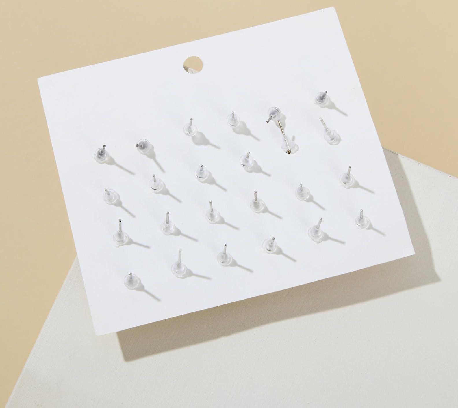 Набор серьги 12 пар 