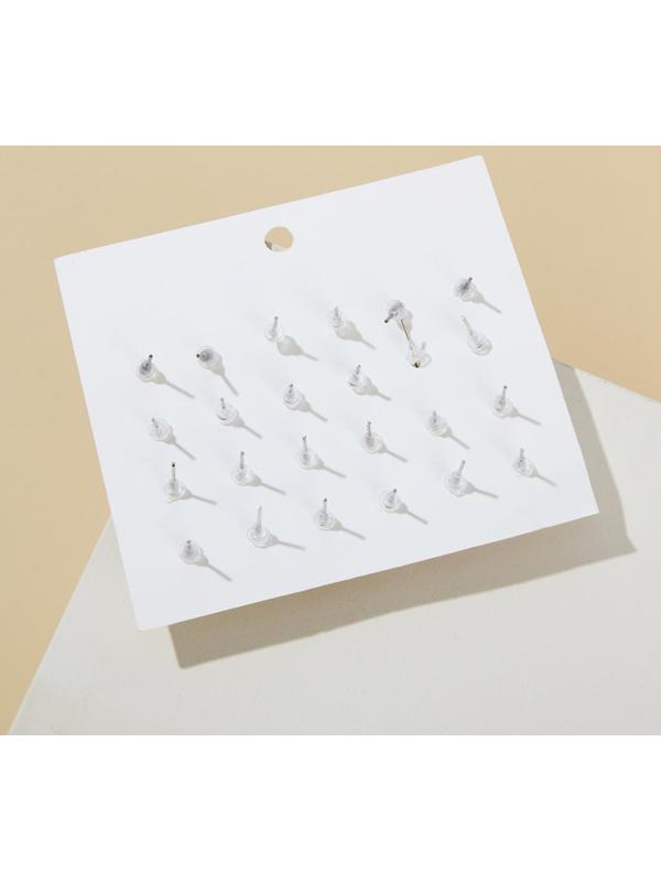 Набор серьги 12 пар 