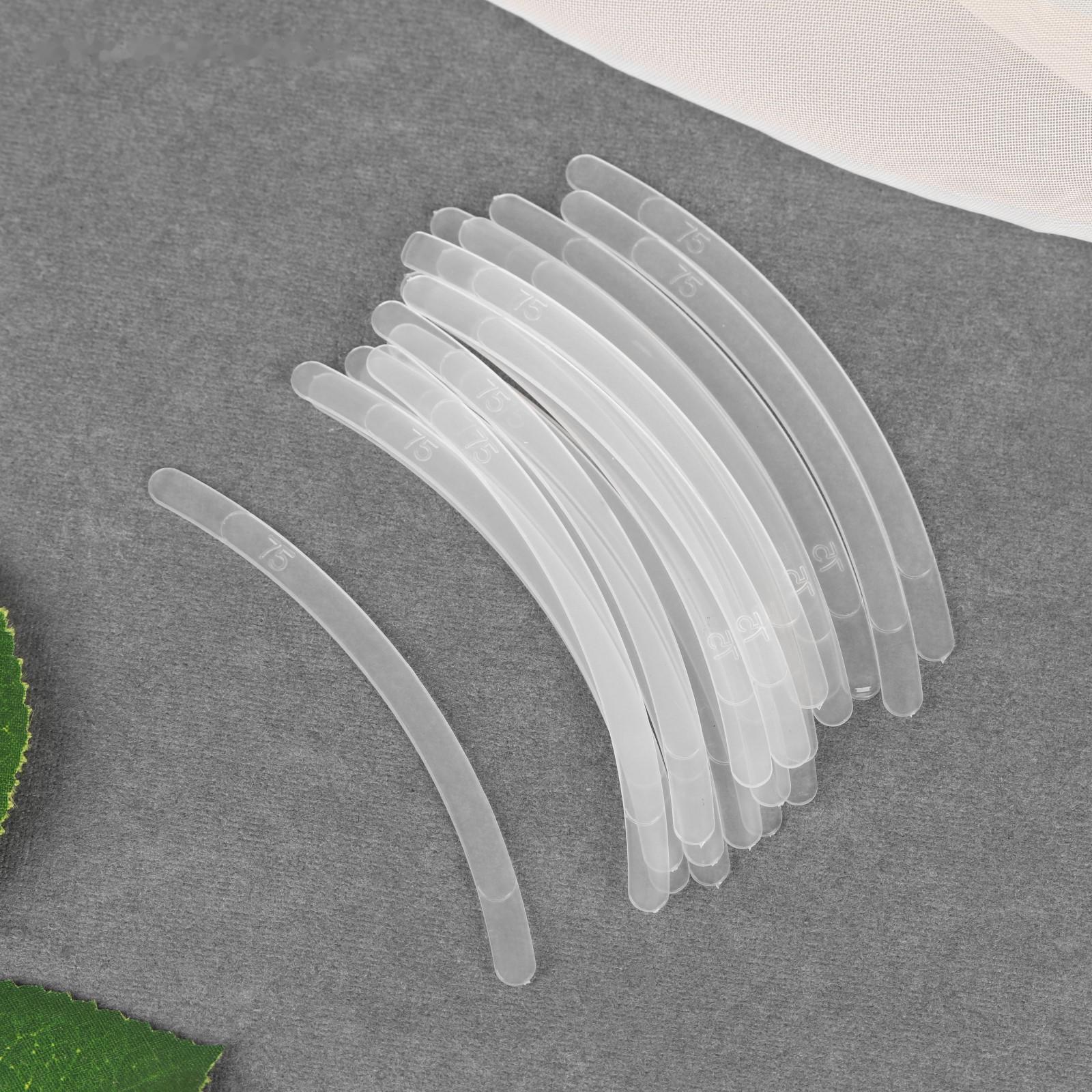 Пластина для корсета и бюстгальтера, дуга, 20 шт, 75 × 5 мм