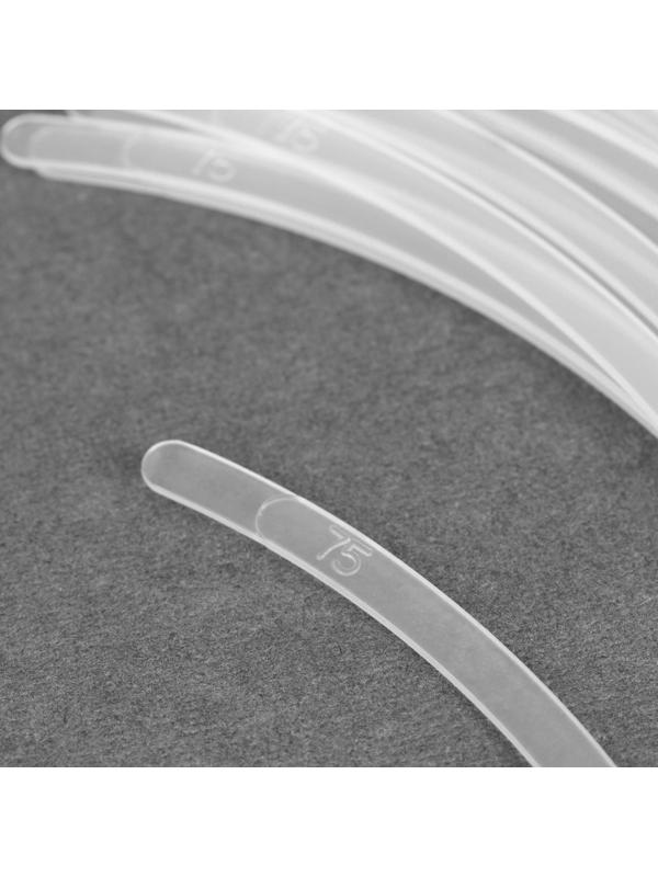 Пластина для корсета и бюстгальтера, дуга, 20 шт, 75 × 5 мм