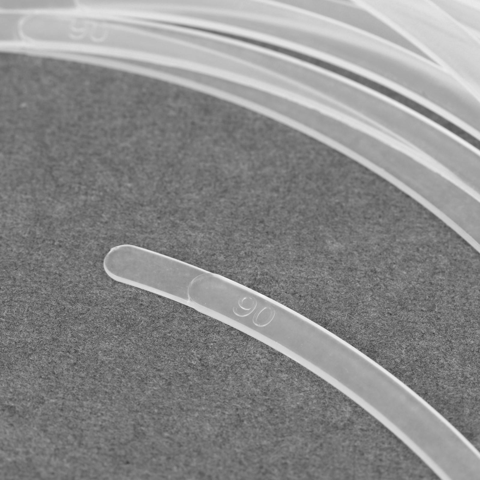 Пластина для корсета и бюстгальтера, дуга, 20 шт, 90 × 5 мм