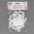 Набор двойных фиксаторов для шнура, d = 4 мм, 2 × 2,2 см, 50 шт, цвет прозрачный