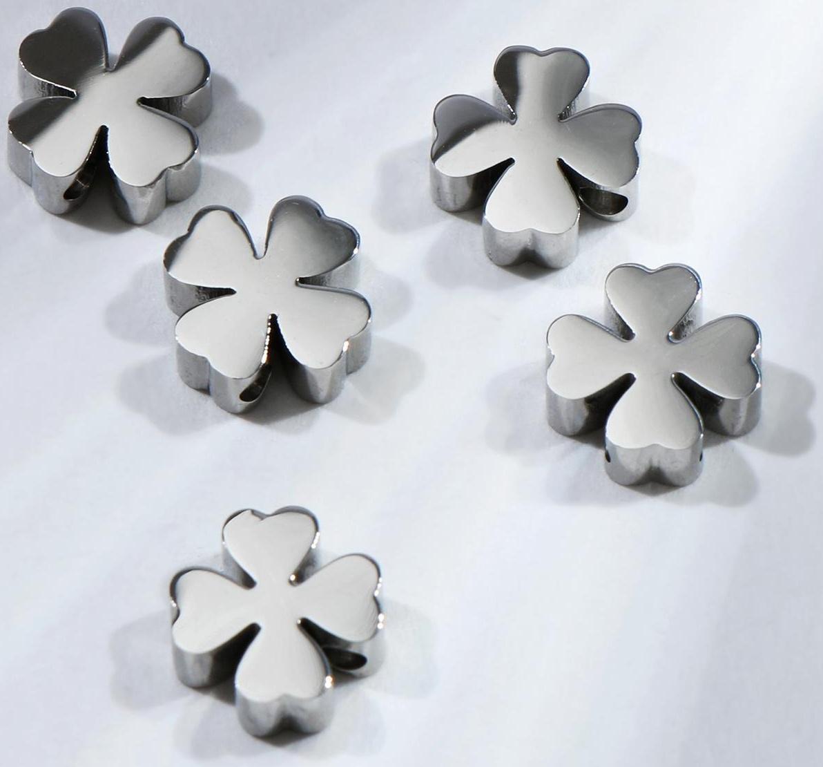 Бусина металлическая 