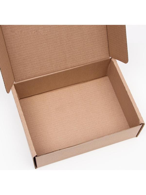 Коробка-шкатулка, бурая, 27 х 21 х 9 см