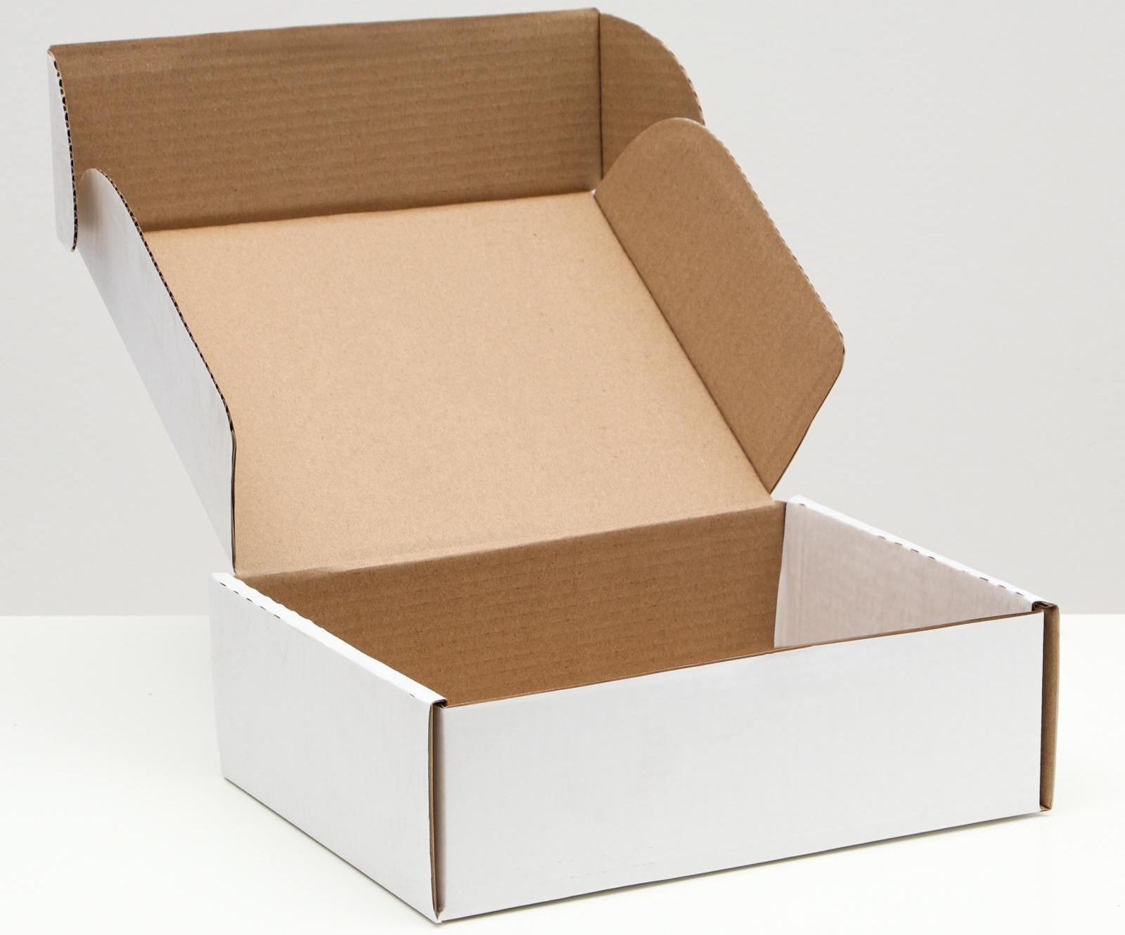 Коробка-шкатулка, белая, 27 х 21 х 9 см