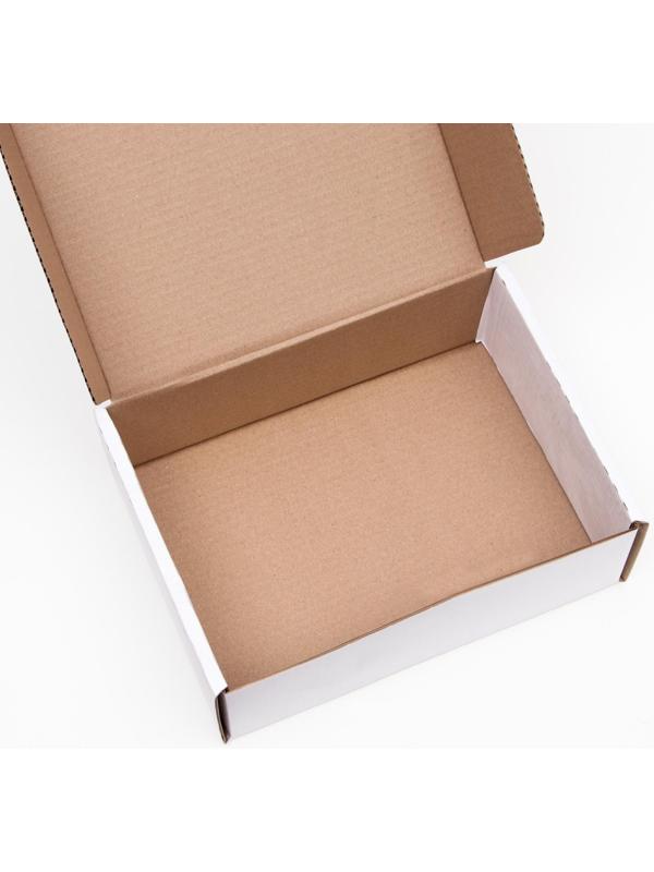 Коробка-шкатулка, белая, 27 х 21 х 9 см