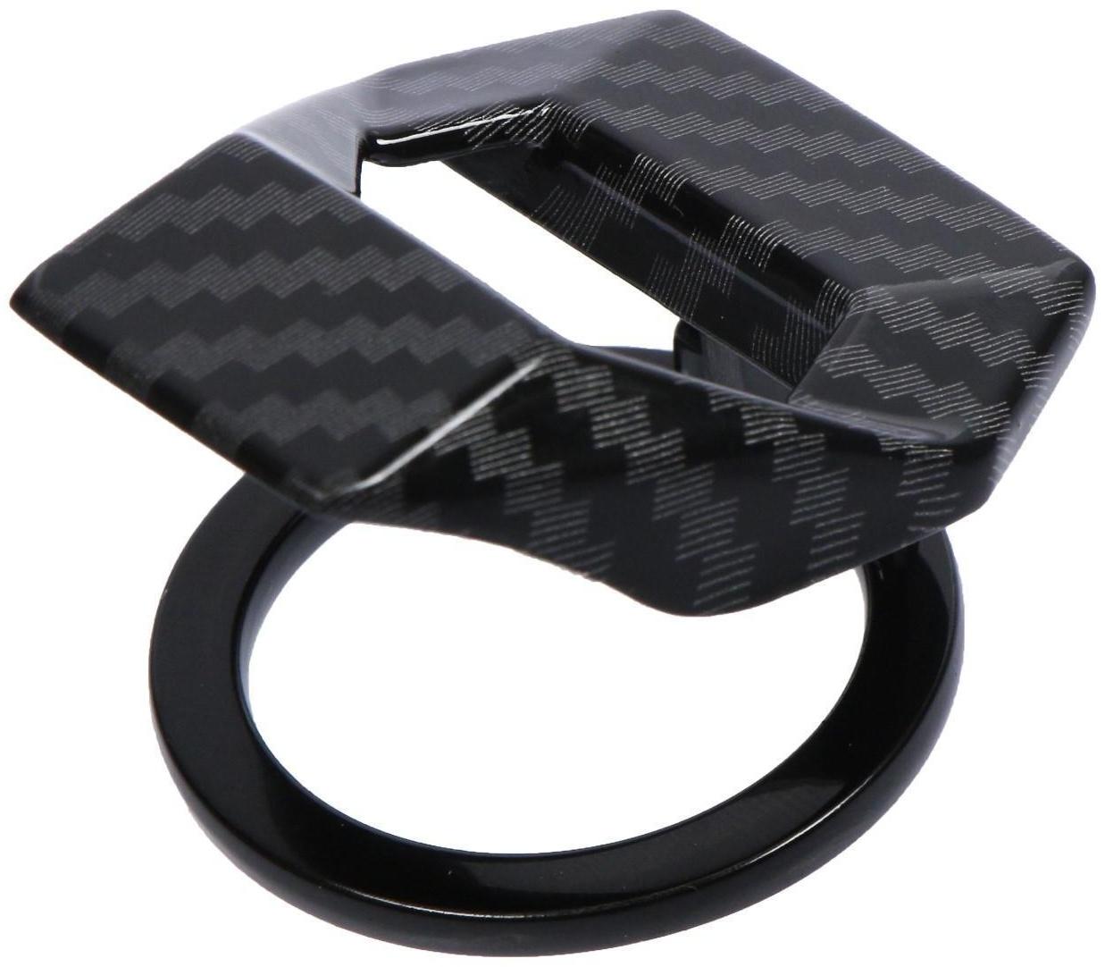 Накладка кнопки старт/стоп, посадочный 3 см, под карбон