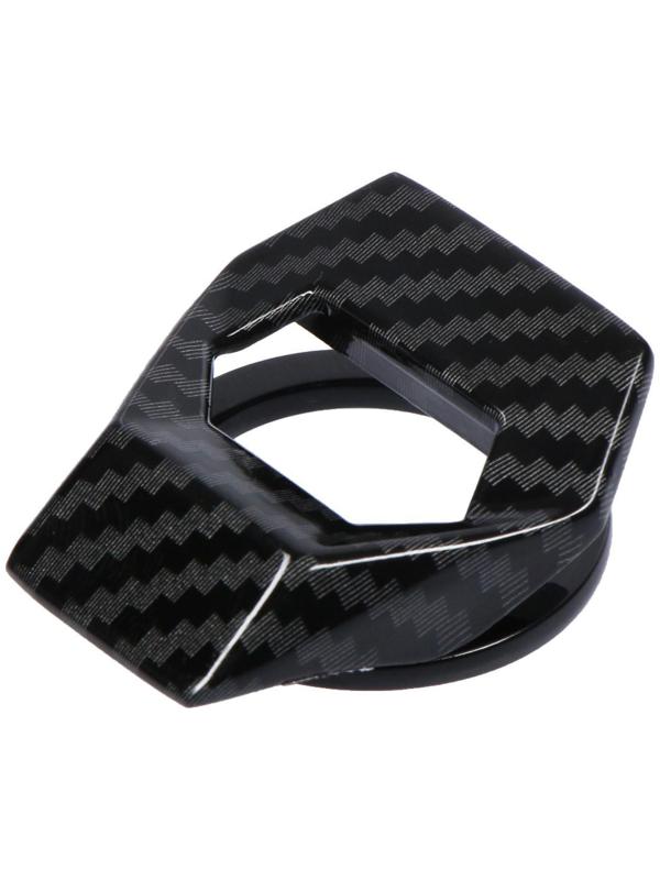 Накладка кнопки старт/стоп, посадочный 3 см, под карбон