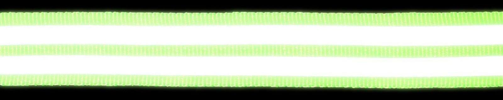 Светоотражающая лента-стропа, 40 мм, 5 ± 1 м, цвет салатовый