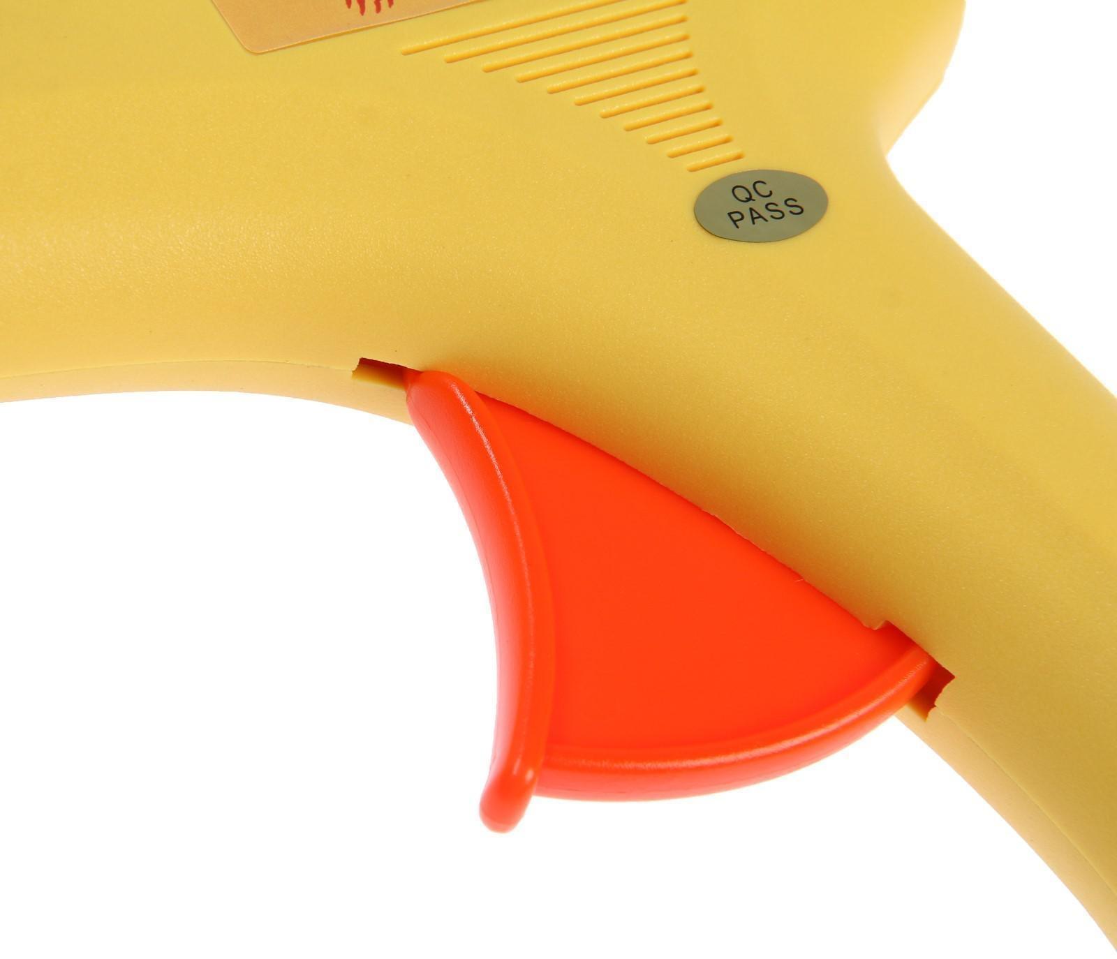 Клеевой пистолет ТУНДРА, 80 Вт, 220 В, выключатель, индикатор, антикапля, шнур 1.3 м, 11 мм