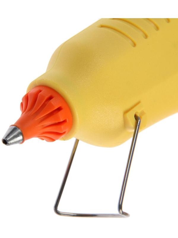 Клеевой пистолет ТУНДРА, 80 Вт, 220 В, выключатель, индикатор, антикапля, шнур 1.3 м, 11 мм