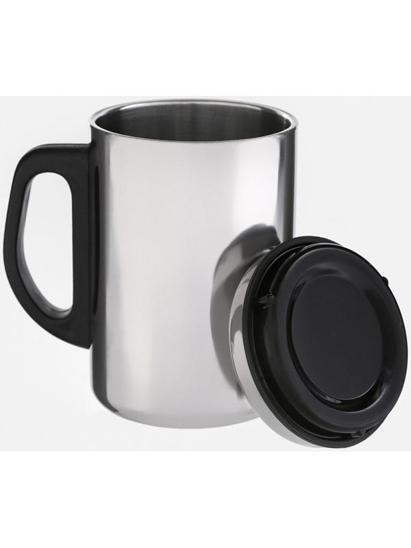 Термокружка, серия: Сталь, 250 мл, сохраняет тепло 2 ч, 13. 5 х 7.5 см