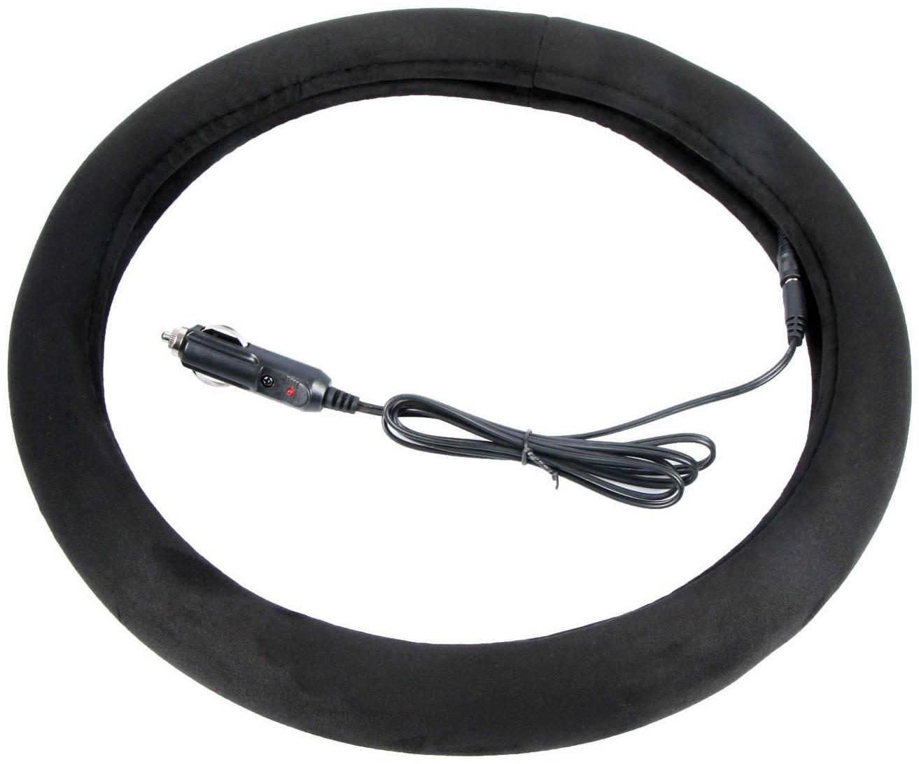 Оплётка с подогревом от прикуривателя 12 В, 40 Вт, размер 38 см, чёрный