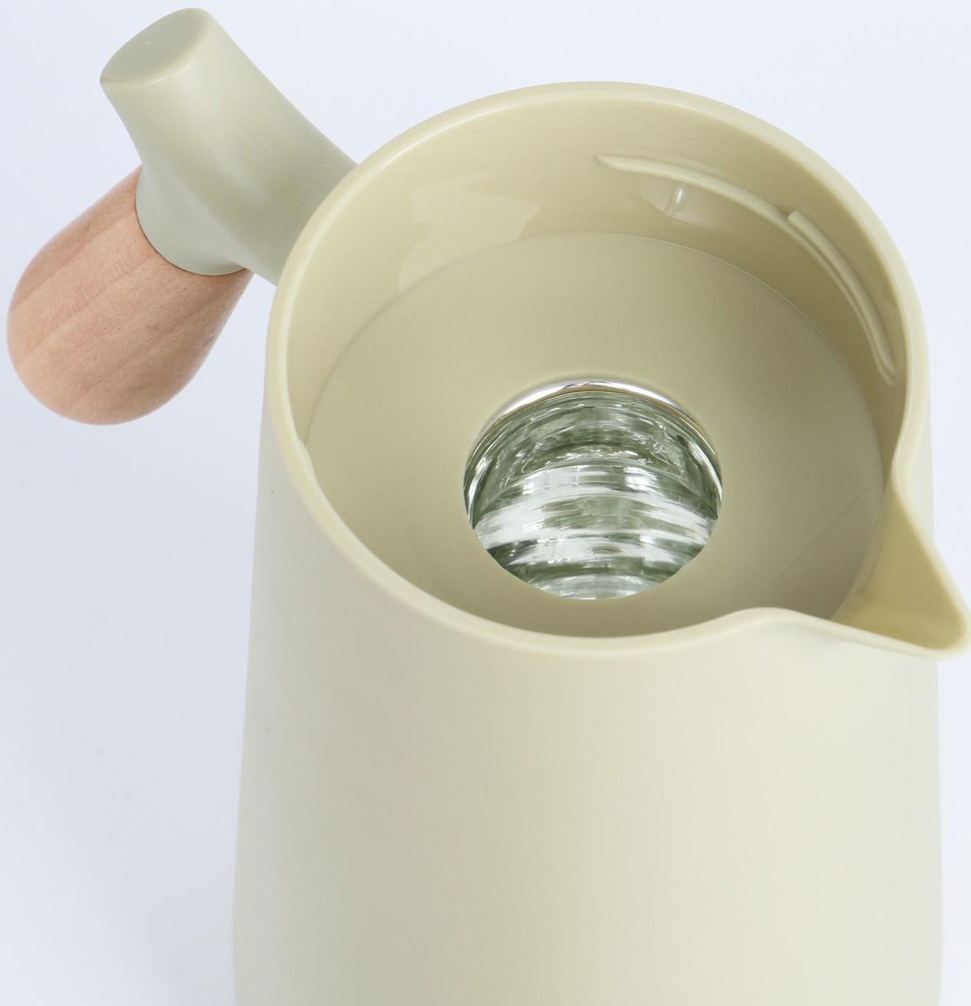 Термос-кофейник 1 л, сохраняет тепло 24 ч, 24.5 х 12.5 см, зелёный