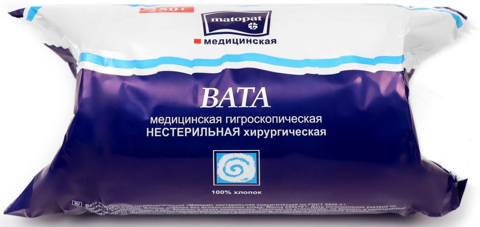 Вата хирургическая нестерильная рулон А250