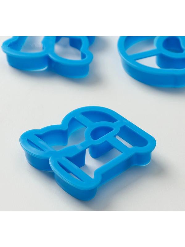 Набор форм для вырезания печенья «Русский алфавит», цвет голубой