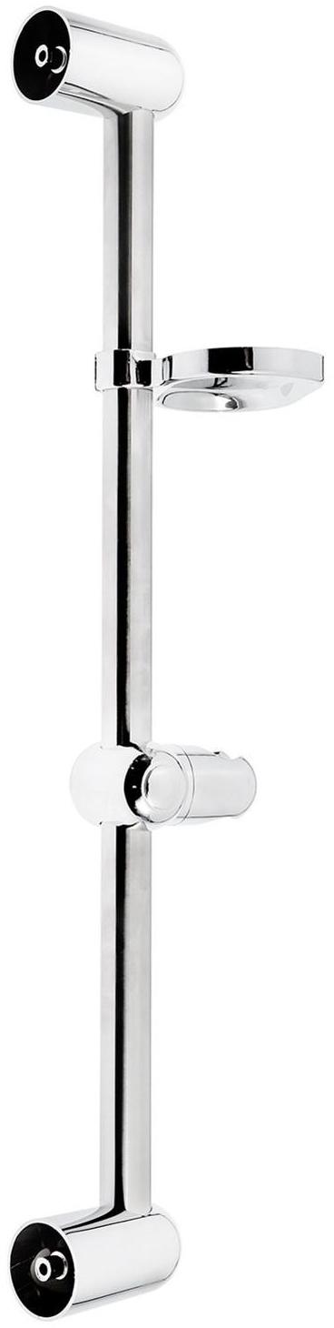 Душевая стойка ZEIN S01, с пластиковой мыльницей, поворотный держатель, сатин