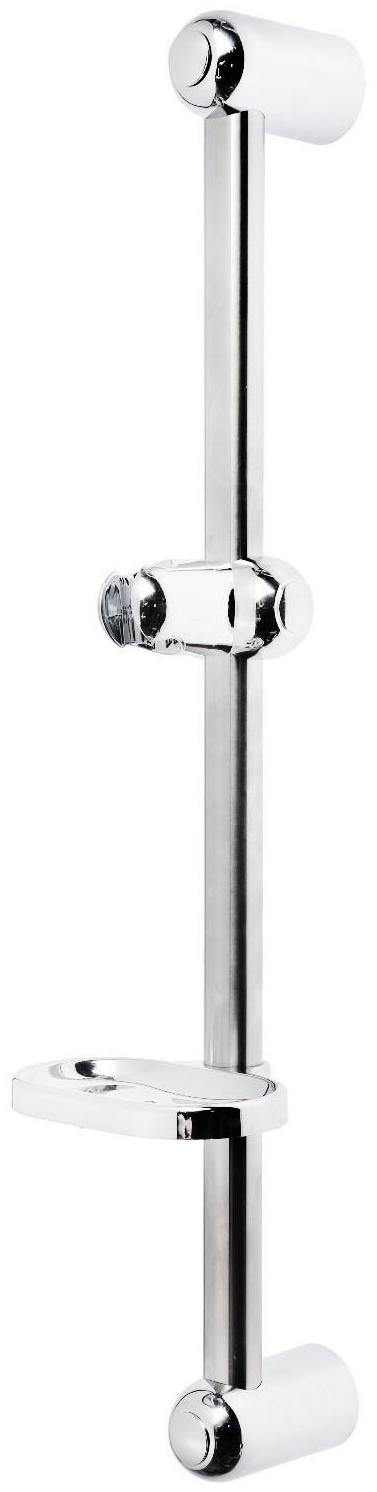 Душевая стойка ZEIN S01, с пластиковой мыльницей, поворотный держатель, сатин