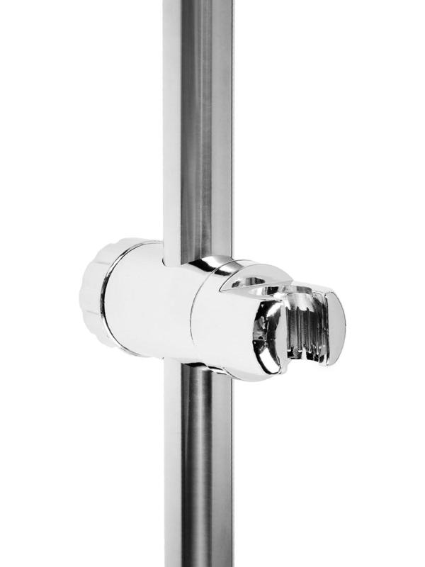 Душевая стойка ZEIN S03, винтовой держатель из пластика, крепеж, сатин