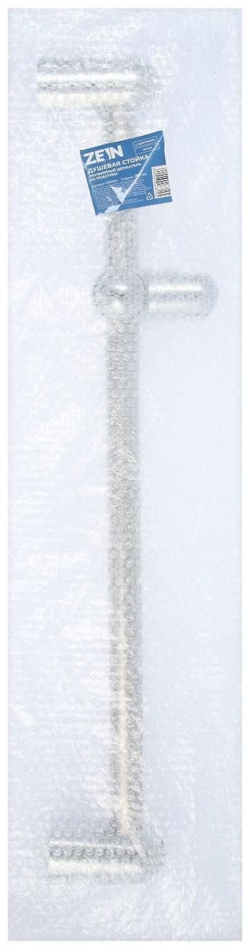 Душевая стойка ZEIN S04, пружинный держатель из пластика, крепеж, сатин