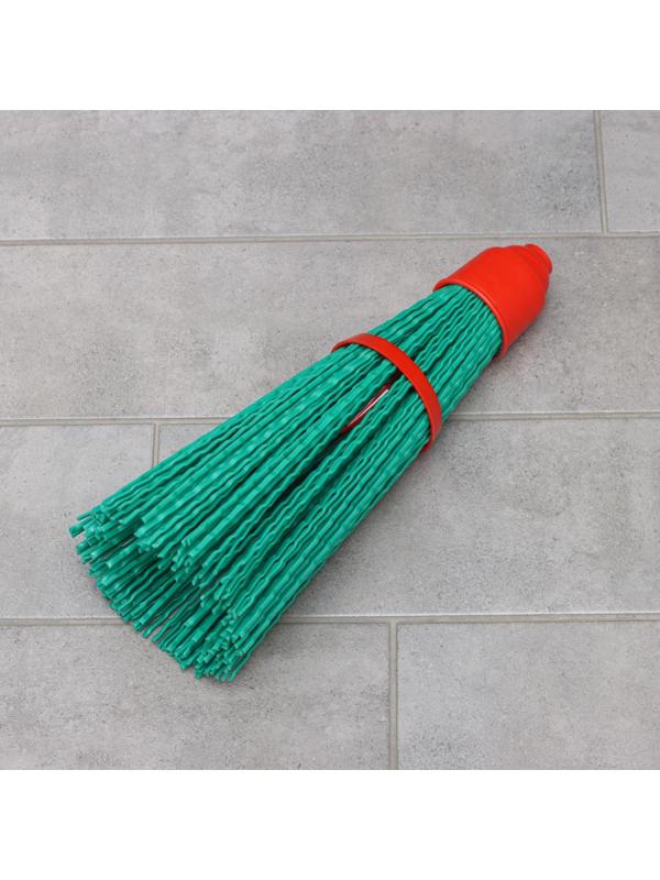 Метла полипропиленовая «Премиум», синтетическая, без черенка, цвет МИКС