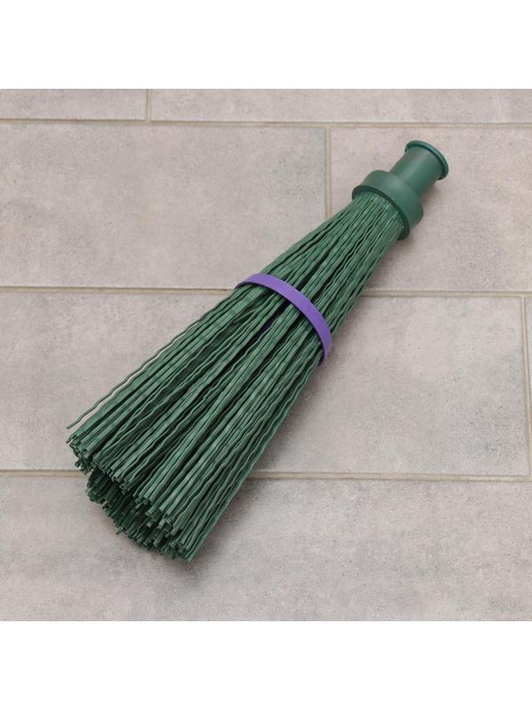 Метла полипропиленовая, синтетическая, круглая, большая, без черенка