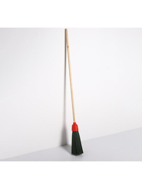 Метла полипропиленовая, с берёзовым черенком, бесфланцевая