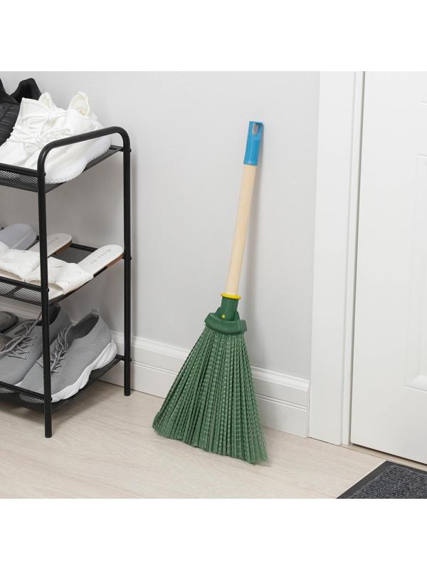 Веник полипропиленовый с черенком высшего сорта, 33 см, с наконечником