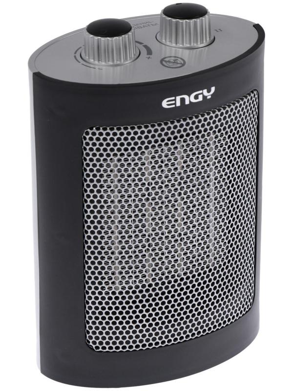 Тепловентилятор Engy PTC-312, 1500 Вт, напольный, керамический, 2 режима, черный