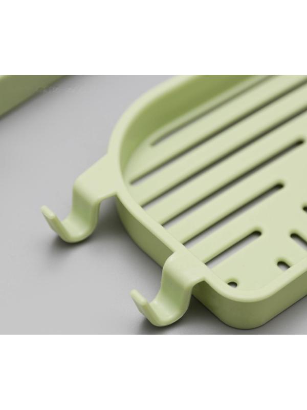 Держатель для мелочей с мыльницей, на кран, 21×12,5×1 см, цвет МИКС