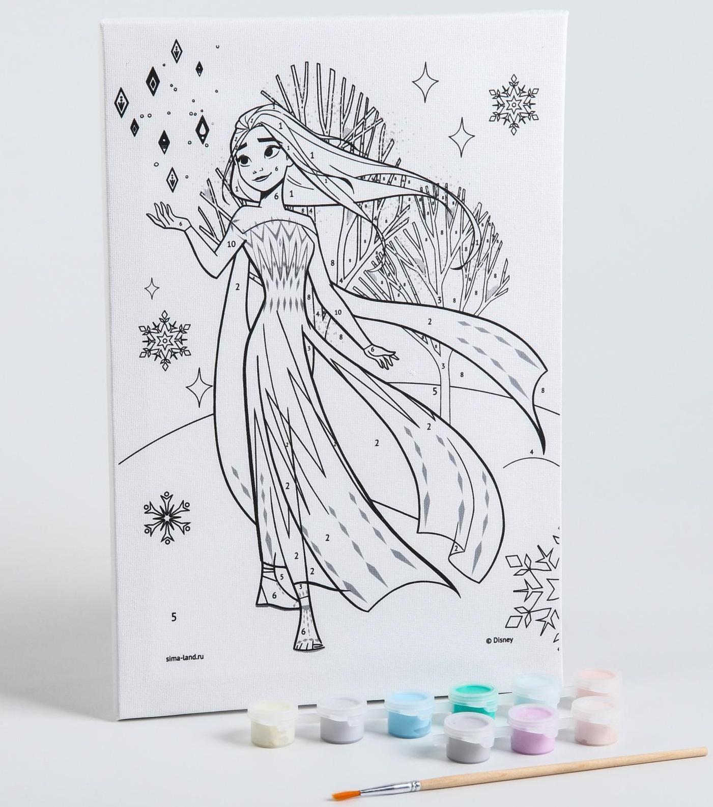 Роспись по холсту 20х30 