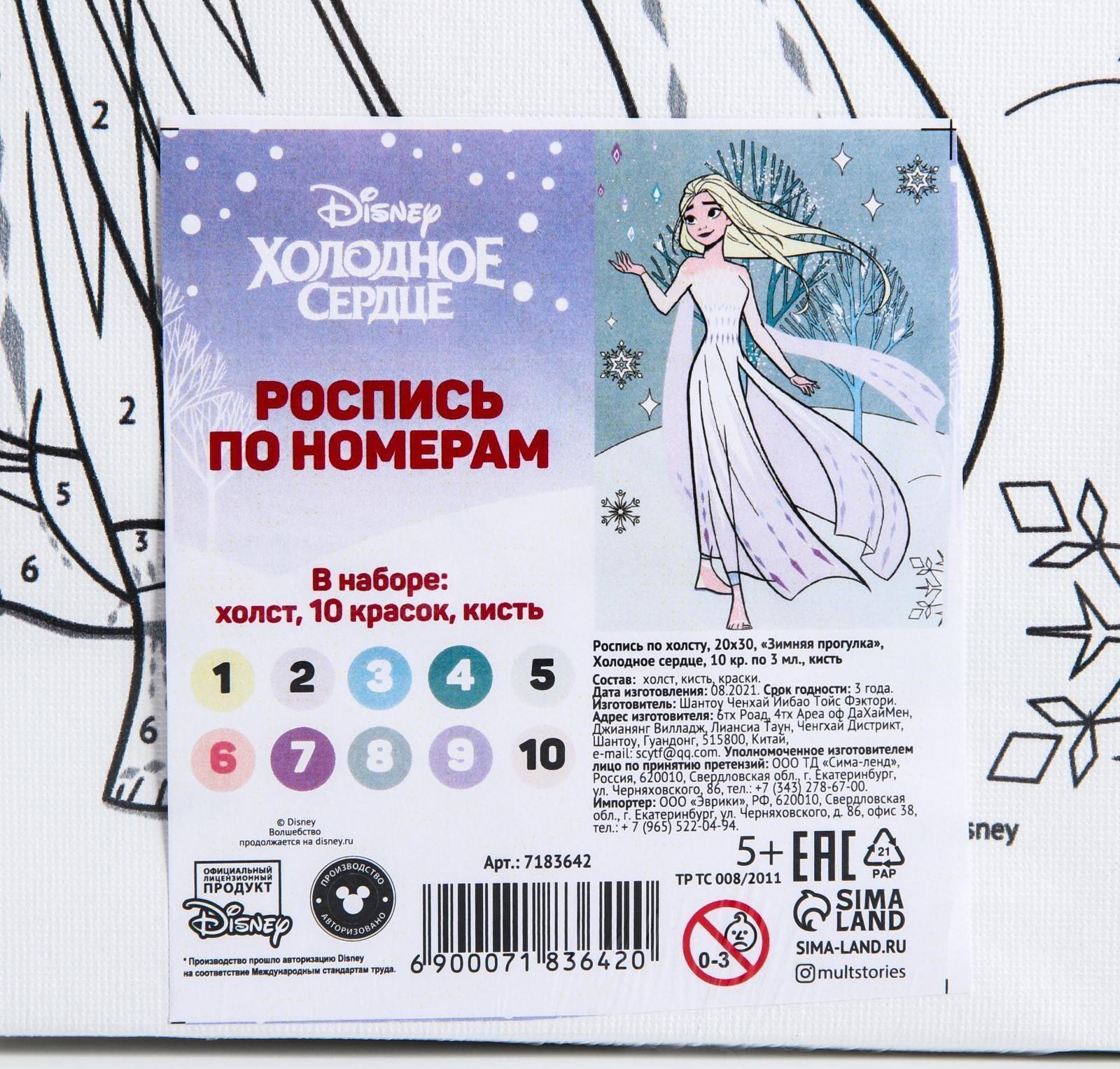 Роспись по холсту 20х30 