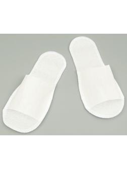 Тапочки одноразовые, антикризисные, подошва 4 мм, белые, 42 р.