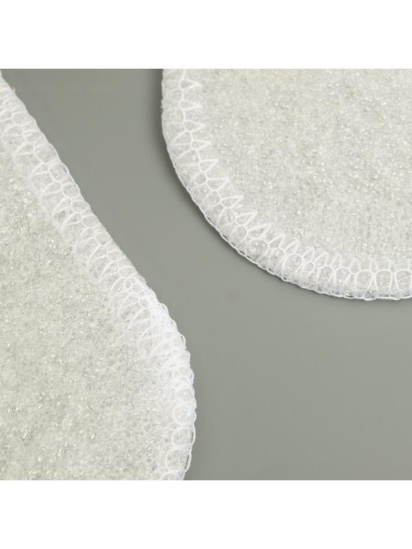 Тапочки одноразовые, антикризисные, подошва 4 мм, белые, 42 р.