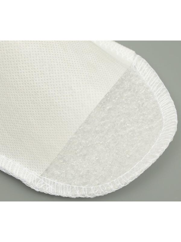 Тапочки одноразовые, антикризисные, подошва 4 мм, белые, 42 р.