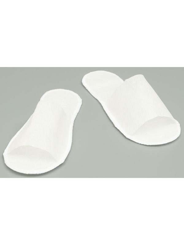 Одноразовые тапочки, эконом, белые, 42 р.