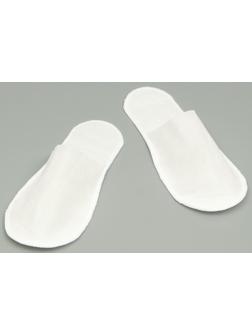 Одноразовые тапочки Эконом, белые, закрытый мыс, 42 р.