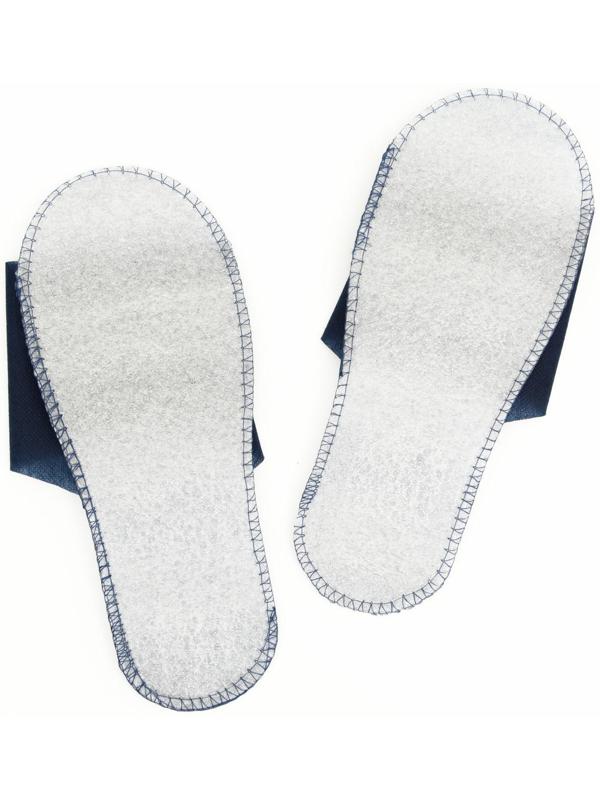 Одноразовые тапочки, эконом, синие, 42 р.