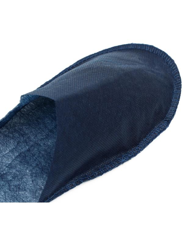 Одноразовые тапочки, эконом, синие, закрытый мыс, 42 р.