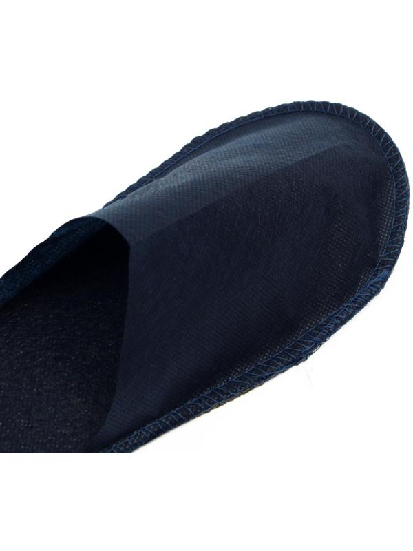 Одноразовые тапочки Стандарт, синие, с закрытым мысом, 42 р.