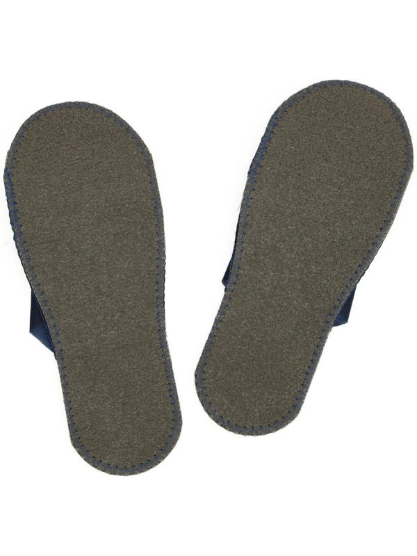 Одноразовые тапочки Стандарт, синие, с закрытым мысом, 42 р.